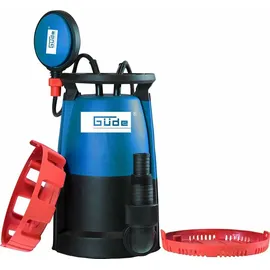 Güde Kombitauchpumpe GS 751 3in1 (750 W, 15900 l/h, max. Förderhöhe/Eintauchtiefe 8,5 m/7 m, Laufrad aus Noryl, 10 m Anschlusskabel, Korngrößen 1/3/30 mm, einstellbarer Schwimmerschalter)