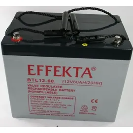 EFFEKTA BTL 12-60 Blei-Vlies Akku AGM VRLA 12V 60Ah