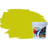 RyFo Colors Silikonharz Fassadenfarbe Lotuseffekt Trend Grüntöne Pesto 1l - bunte Fassadenfarbe, weitere Grün Farbtöne und Größen erhältlich, Deckkraft Klasse 1