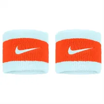 Nike 2er Pack NIKE Swoosh Schweißbänder 450 - glacier blue/safety orange/glacier blue