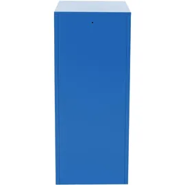 Mendler Spind HWC-P63, Schließfach Wertfachschrank Schließfachschrank 2 Türen, 90x38x45cm Stahl ~ blau