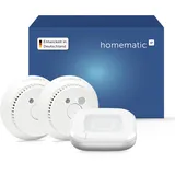 Homematic IP Starter Set Rauchwarnmelder Weiß inkl. Access Point 2 2 St.