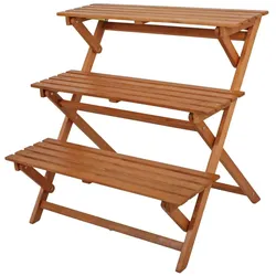 Pflanztreppe Blumentreppe Treppe Garten 3 Etagen Holz