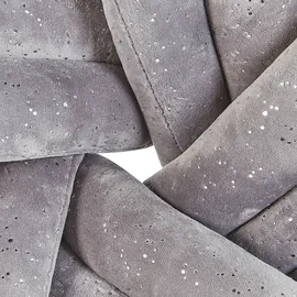 Beliani Akola Dekokissen 30 x 30 cm Grau