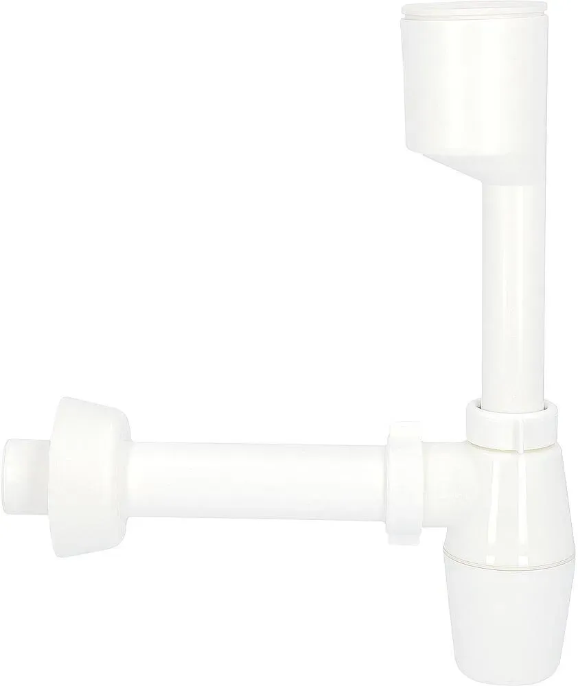Urinal-Flaschensiphon D=40x230 mm PP / ABS weiß