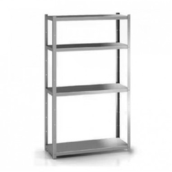 1,5 mm Stahlregale, 4 Höhen, 1400x500x1700 mm von Distform