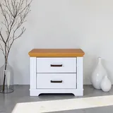 Interlink Inter Link Nachttisch Maluno Holz Weiß