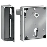 AMF Schließkappenschloss 2 DIN li.PZW schwe.Ausf.einwärts 60mm