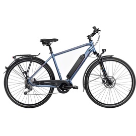 Sign E-Bike, SIGN E-Bikes Gr. 50 cm, 28 Zoll (71,12 cm), blau Matt cristal blue metallic) E-Bikes