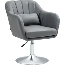 Homcom Drehstuhl Polyester Grau