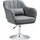 Homcom Drehstuhl Polyester Grau