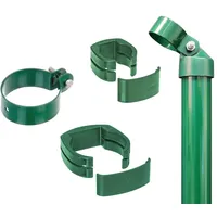 GAH Alberts Zaunanschluss-Set 80 - 150 cm Grün/Stahl