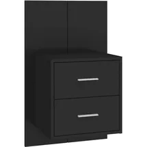 vidaXL Hängenachtschrank 5420 x 32,5 x 970 cm Schwarz