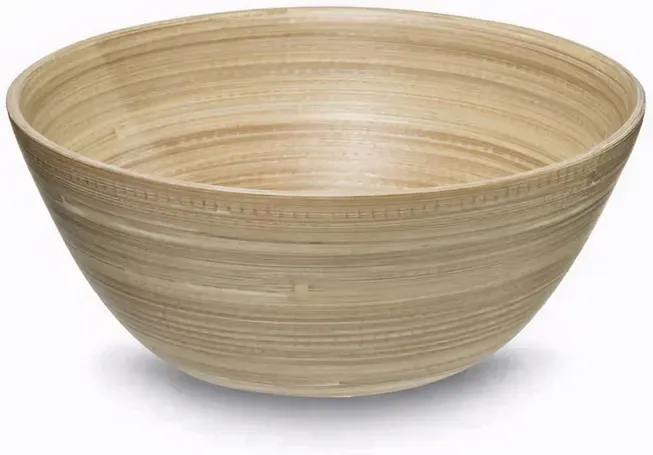 Natürliche Bambus-Salatschüssel 17cm
