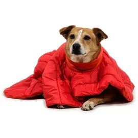 Ruffwear Palisades Sleep Poncho Hundejacke Rot XS