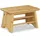 Relaxdays Fußbank Bambus 33 x 20 x 21,5 cm Natur