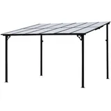 HOME DELUXE Terrassenüberdachung ECO Anthrazit - 300 x 300 cm