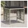 vidaXL Gartenhocker mit Kissen 41 x 41 x 36 cm hellgrau 4 St.