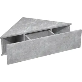 VCM Nachtschrank Usal 60 x 43 x 15 cm Grau