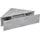 VCM Nachtschrank Usal 60 x 43 x 15 cm Grau