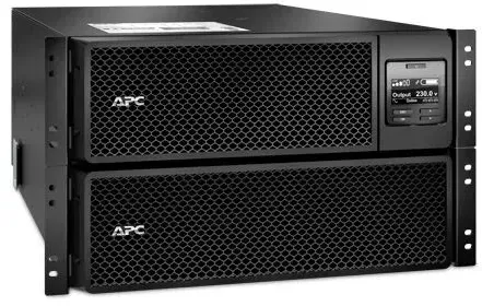 APC Smart-UPS On-Line SRT10KRMXLI – 10kW/VA, 6x C13 + 4x C19 + festverdrahteter 1-Phasen-Ausgang, Rack-montierbar, eingebettetes NMC