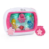 Baby Einstein Sea Dreams Soother, Baby Einschlafhilfen & Weißes Rauschen, 25+ Min. Musik & Ozeanklänge, Fernbedient, White Noise Machine, Aquarium Nachtlicht, für Neugeborene +, Rosa