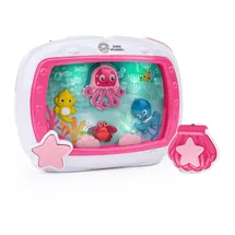 Baby Einstein Sea Dreams Soother, Baby Einschlafhilfen & Weißes Rauschen, 25+ Min. Musik & Ozeanklänge, Fernbedient, White Noise Machine, Aquarium Nachtlicht, für Neugeborene +, Rosa