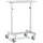 Steinberg Systems Instrumententisch Edelstahl 60 x 40 cm Silber mobil höhenverstellbar