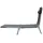 Outsunny Gartenliege 182 x 56 x 25 cm Schwarz