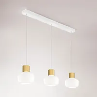 Fabas Luce Kino 3-flg. 36W 120 cm eckig weiß