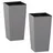 Set 2-tlg. 30 x 30 x 57 cm grau