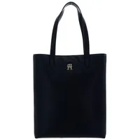 Tommy Hilfiger Damen Tote Bag Tasche TH Casual Slim Tote Ns mit Innentaschen, Schwarz (Black), Einheitsgröße