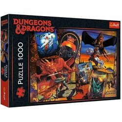 Trefl Puzzle »Trefl 10739 Die ursprünge von Dungeons & Dragons«, 1000 Puzzleteile, Made in Europe bunt