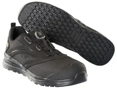 Sicherheitshalbschuh FOOTWEAR CARBON, Schwarz/Schwarz, Größe 1044 - carbon - 44