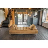 KAWOLA Schlafsofa Wiolo Leder cognac