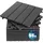 CASARIA WPC Fliesen Klassik Anthrazit 30 x 30 cm 55 St.