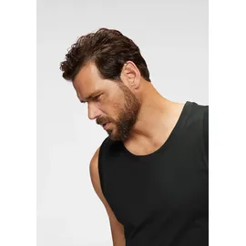 MAN'S WORLD Muscleshirt MAN'S WORLD, Herren, Gr. 4XL (68/70), schwarz, Single Jersey, Obermaterial: 100% Baumwolle, unifarben, Basic, Basic schmal, Rundhals, Shirts, schmal geschnitten, Rundhalsausschnitt, aus 100% Baumwolle