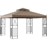 Sunjoy Stoff Pavillion aneto in Khaki - 300cm x 360cm