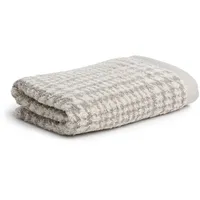 Möve Brooklyn Glencheck Handtuch 50 x 100 cm nature/cashmere