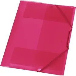 herlitz Gummizugmappe PP A4 himbeer