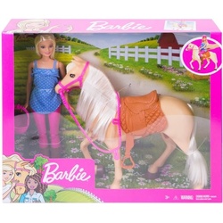 Barbie - Barbie Pferd mit Puppe