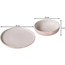Ritzenhoff & Breker JASPER Tafelservice rosa 8-teilig - DS