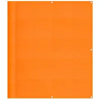 vidaXL Balkonverkleidung 120 x 800 cm Orange Polyester 2 St.