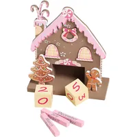 Holz Adventskalender Für Schreibtisch,Hausdekoration - Feiertagsdekoration Holzb