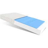 Fdm Matratze 160x200 BURGOSS MAX, H3, 7 Zonen Kaltschaum RB-Schaum JERSEY Bezug 17 cm