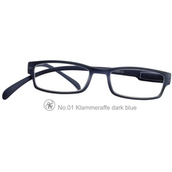 Lesebrille No.01 Klammeraffe dunkel blau