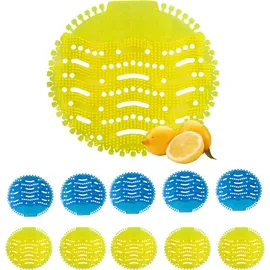 Dönges Urinal-Sieb 160mm 50 St. blau Ocean & 50St. gelb Citrus
