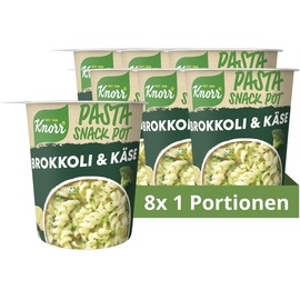 Knorr Snack Bar Nudeln in Brokkoli-Käse-Sauce, 8er Pack 8 x 69 g