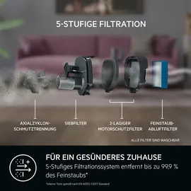 AEG Clean 6000 Akku-Staubsauger AS62A252XN