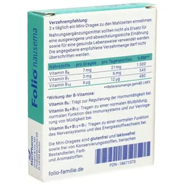 Folio nausema Dragees